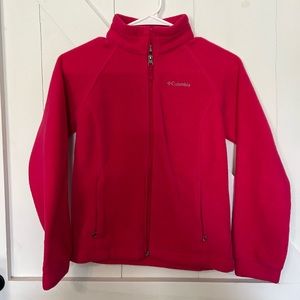 Columbia girls medium hot pink jacket